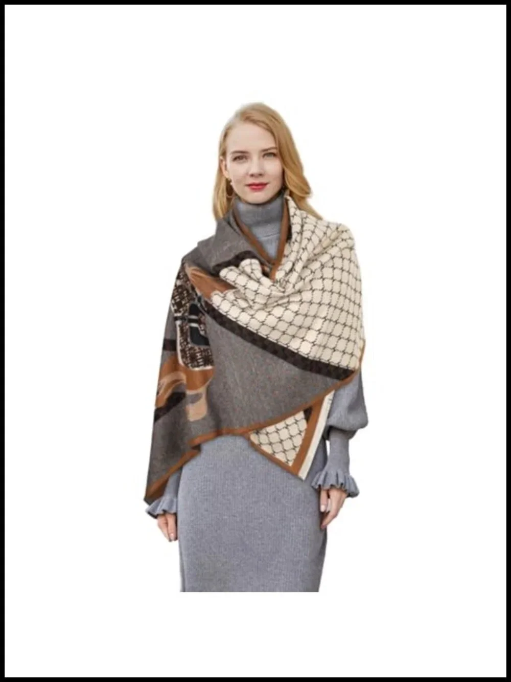 Pashmina Shawl Wrap for Women Cashmere Wraps Evening Party Wedding Cape